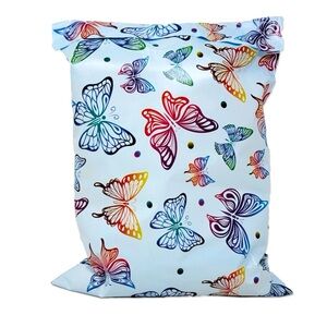 10 pack Rainbow Butterfly Poly Mailers 10x13